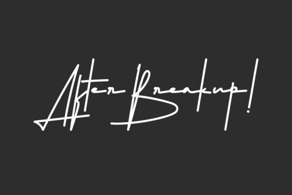 After Breakup: A Font for Emotional Expression and Editorial Impact