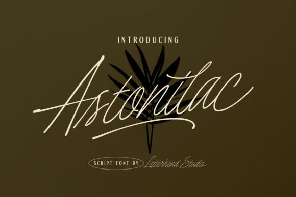 Astonilac: A Script Font for Editorial Elegance