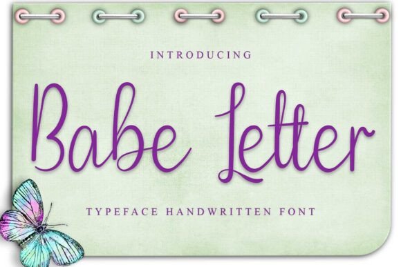 Babe Letter: A Script Font for Editorial Design