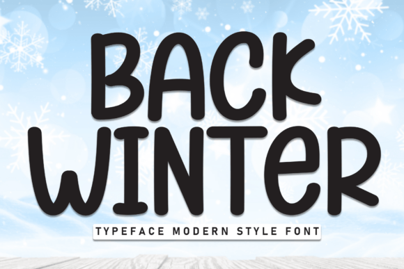 Back Winter: A Warm Script Font for Branding Projects