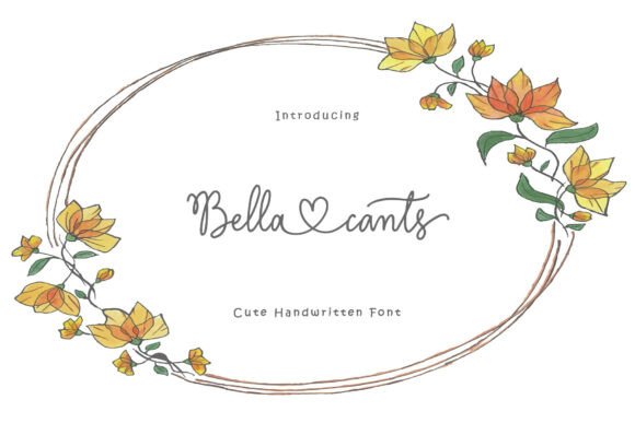 Bella Cants: A Beautiful Handwritten Font for Digital Design