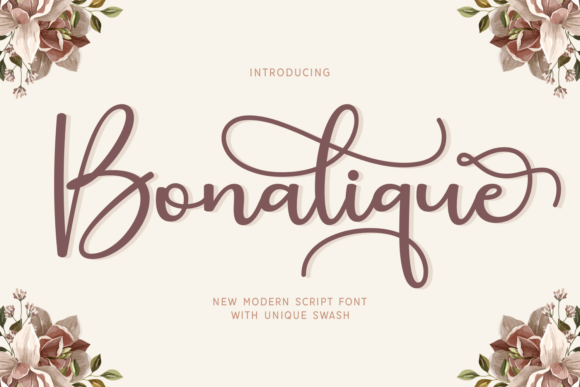 Bonalique: A Script Font That Elevates Branding with Sophistication