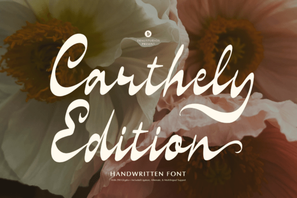 Carthely Edition: A Graceful Script Font for Web Design