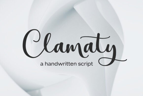 Clamaty: A Delicate Script Font for Elegant Web Design