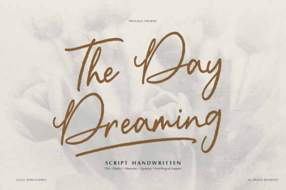 Day Dreaming: A Script Font for Editorial Elegance