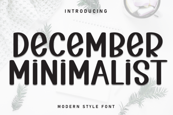 December Minimalist: A Delightful Script Font for Digital Design
