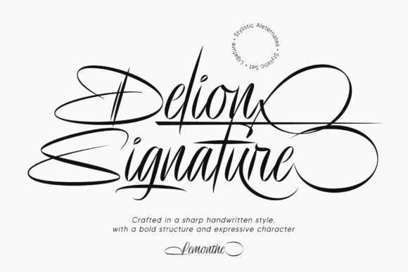 Delion Signature: The Font That Elevates Your Brand’s Visual Voice