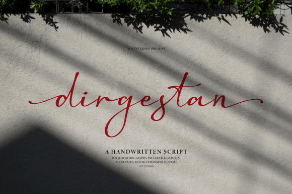 Dirgestan: The Font That Elevates Your Brand