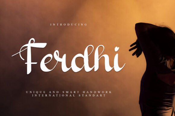 Ferdhi: A Script Font for Editorial Design and Branding