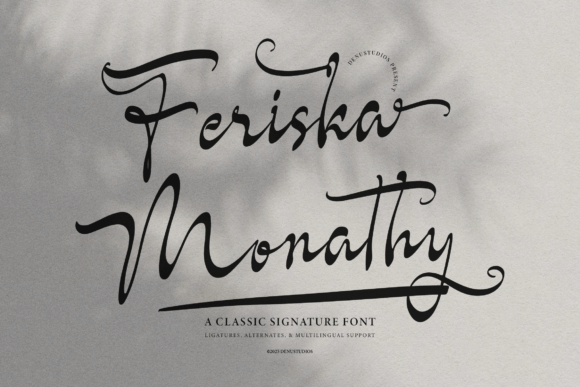 Feriska Monathy: A Font for Timeless Editorial Elegance