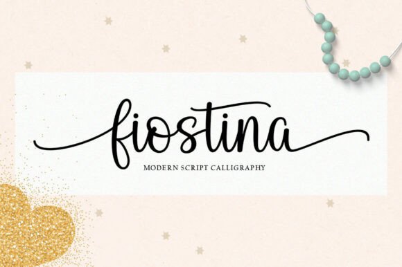 Fiostina: A Romantic Script for Branding Magic