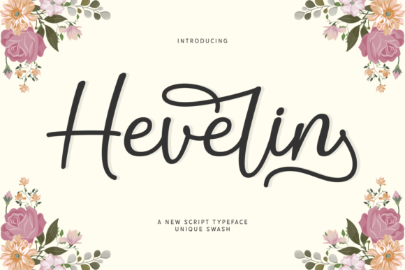 Hevelin: A Script Font That Breathes Elegance Into Branding