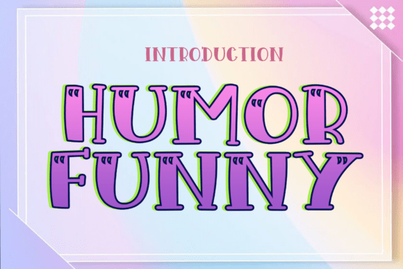 Humor Funny: A Script Font for Digital Design