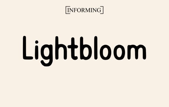 Lightbloom: A Script Font for Web Design and Brand Identity