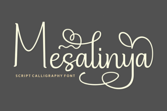 Mesalinya: The Script Font That Elevates Your Digital Brand