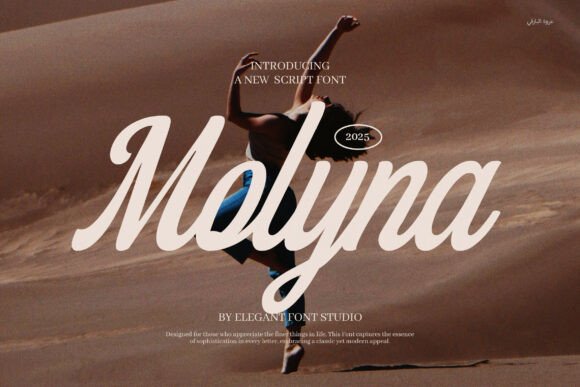 Molyna Script Font for Campaign Design