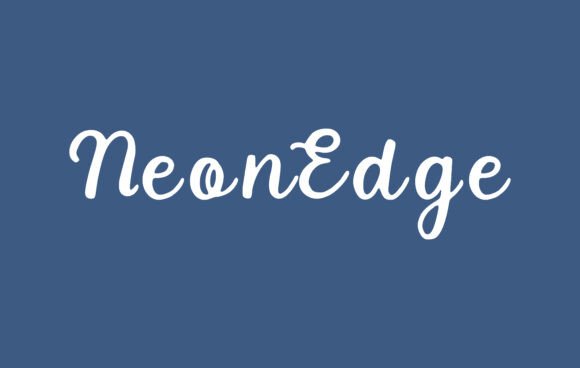 Neonedge: A Font That Breathes Life Into Your Craft