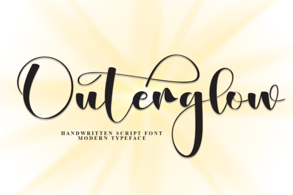 Outerglow: A Script Font That Elevates Web Design