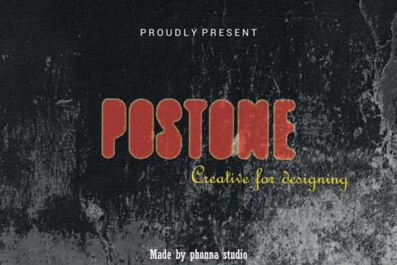 Postone: A Handwritten Font for Editorial Elegance