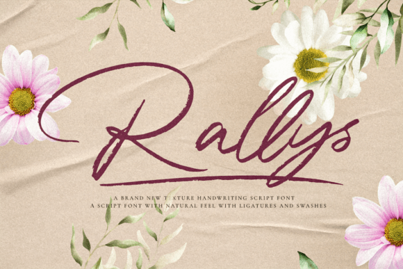Rallys: A Script Font for Editorial Elegance