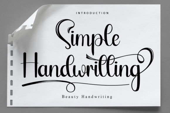 Simple Handwritting: A Gentle Script for Branding Projects