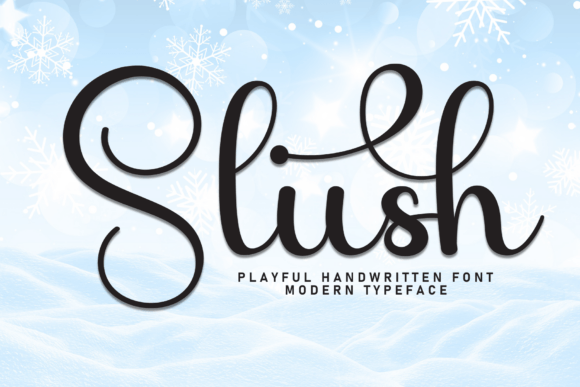 Slush: A Handwritten Font for Creative Crafters