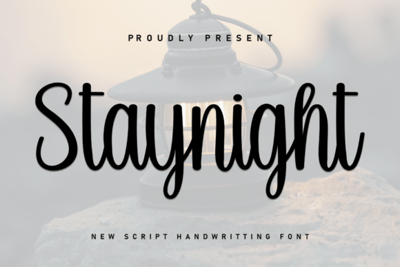 Staynight: A Handwritten Font for Digital Design
