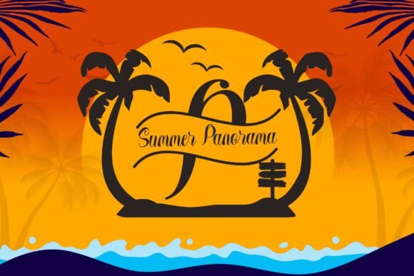 Summer Panorama Monogram: A Script Font for Digital Design