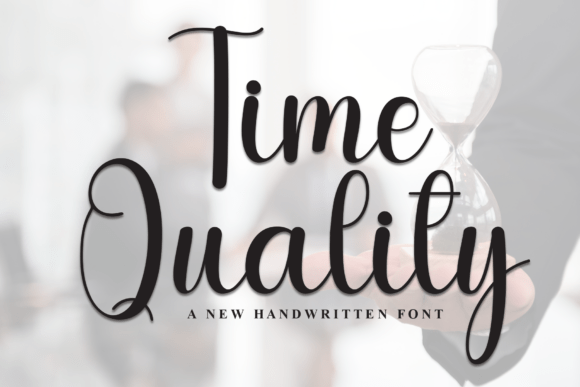 Time Quality: A Script Font for Elegant Web Design