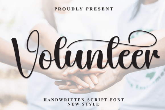 Volunteer: A Script Font for Editorial Elegance