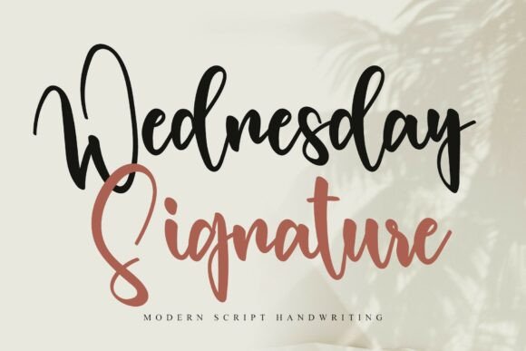 Wednesday Signature: The Font That Elevates Your Digital Brand